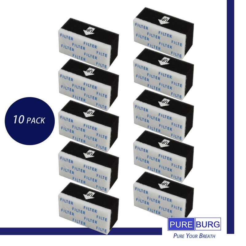 PUREBURG 440012835 Replacement Foam Filter Compatible with Hoover BH53020 Impulse Cordless Vacuum Cleaners Vacuum,10-Pack - Image 2